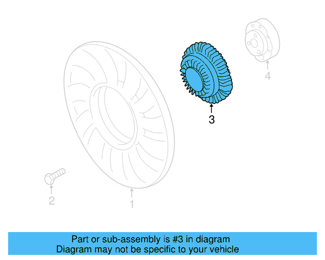 Fan Clutch 058-121-350 - View 4