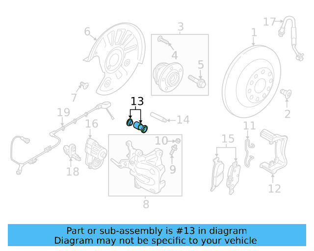 Disc Brake Caliper Pin Boot Kit 8V0-698-647 - View 58