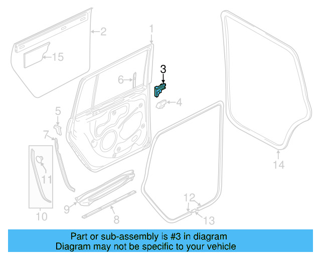 Exterior Panel Pad 1K0-868-759-C
