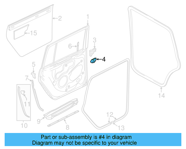 Exterior Panel Pad 1K0-868-760
