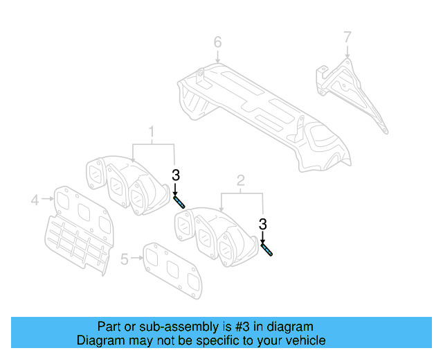 Exhaust Manifold Stud N-044-520-3