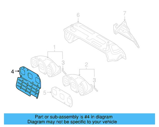 Manifold Gasket 03H-253-050-D - View 4