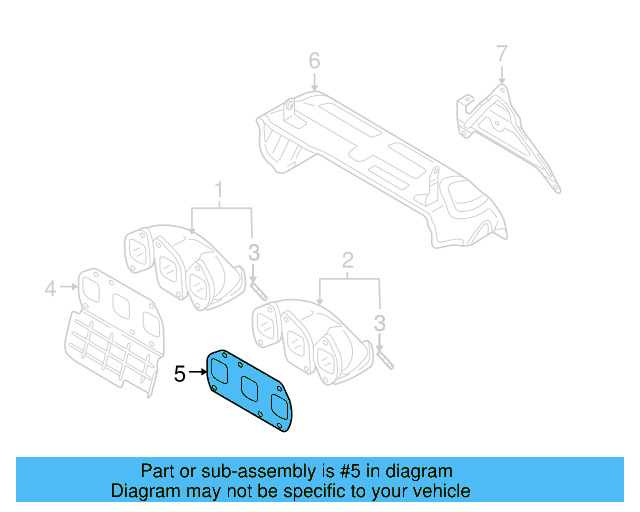 Manifold Gasket 03H-253-050-D - View 5
