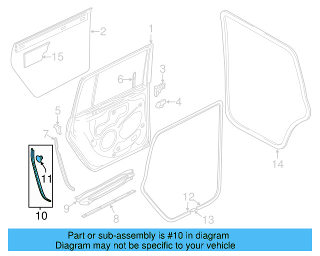 Rear Weather 1K6-837-200-B - View 43