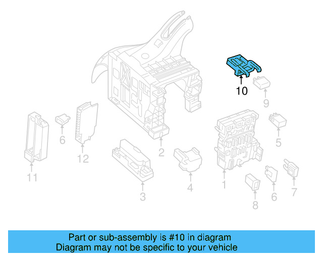 Relay Plate 4H0-937-527 - View 43