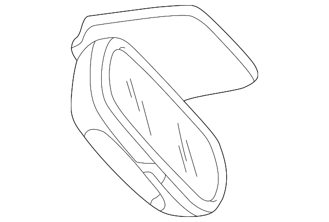 Mirror 1C0-857-511-Y20