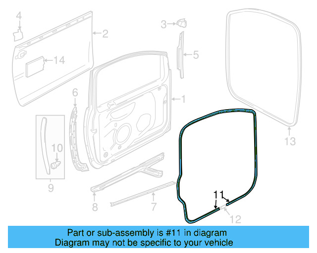 Rear Weather 1K6-837-200-B - View 9