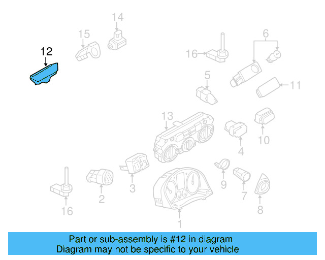 Instrument Panel Cover 5K0-857-367-C-82V - View 8