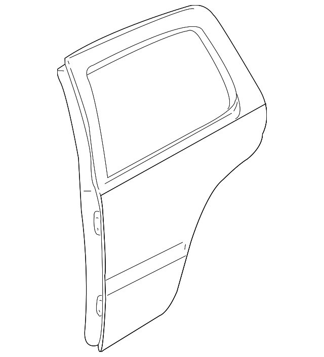 Door Shell 1J6-833-056-F-GRU - View 2