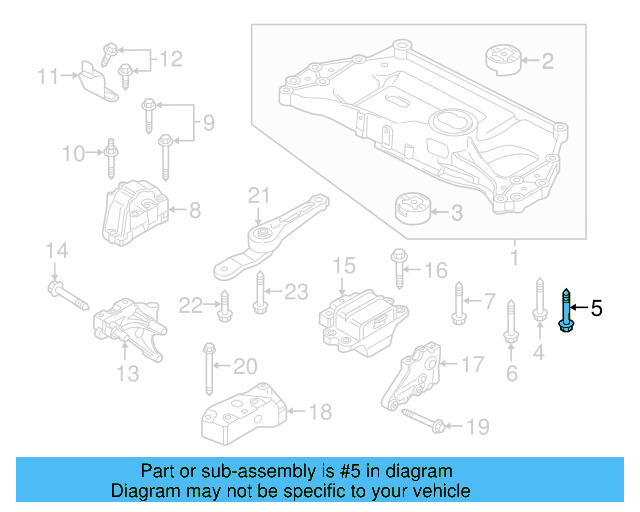 Lateral Arm Bolt N-106-403-01 - View 9