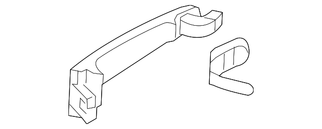 Handle, Outside (Unpainted) 1k5837205gru - View 12