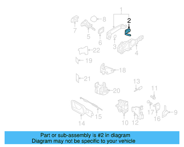 Handle, Outside Packing 1K5-837-209-9B9 - View 17