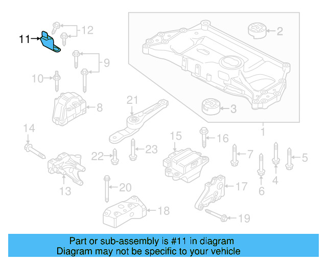 Motor Mount Stud N-910-296-02 - View 114