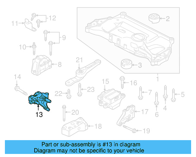 Support Bracket 06K-199-207-A - View 10