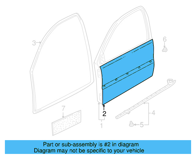 Exterior Panel 1K3-831-106-J - View 9