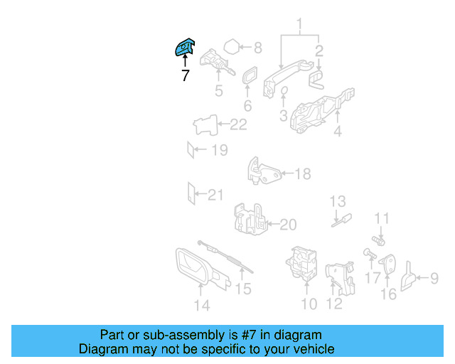 Exterior Door Handle Cover (Unpainted) 1k5837879gru - View 12