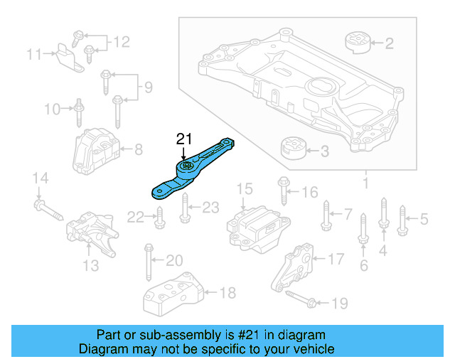 Rear Support 1K0-199-855-BJ - View 31