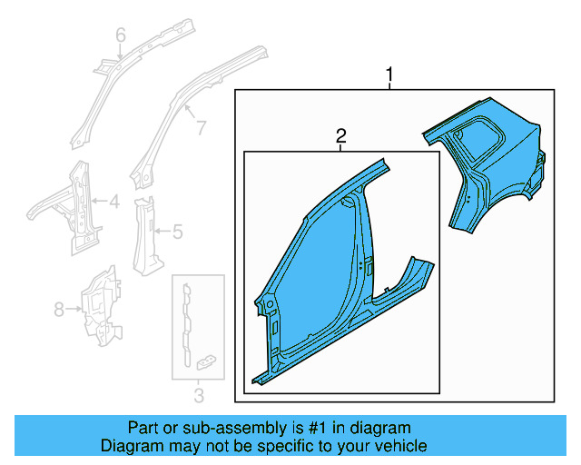 Aperture Panel 7P6-809-835-A - View 5