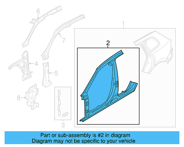 Aperture Panel 7P6-809-835-A - View 6