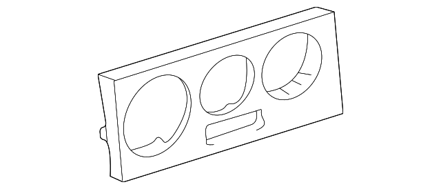 Heater Control Bezel 3B0-819-075-D-2WE - View 5