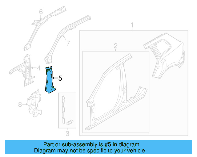 Upper Rail 7P0-805-161