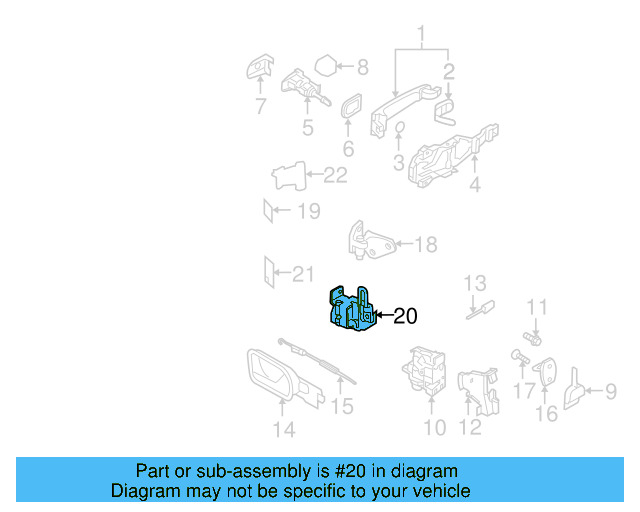 Lower Hinge 4B0-831-412-B - View 12