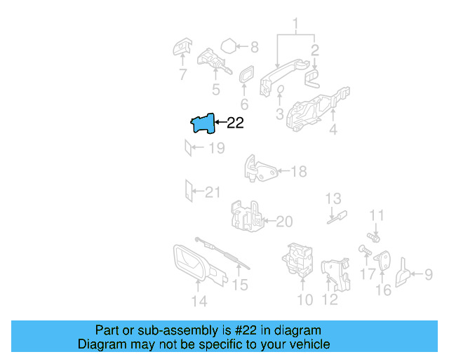 Lower Hinge 4B0-831-412-B - View 14