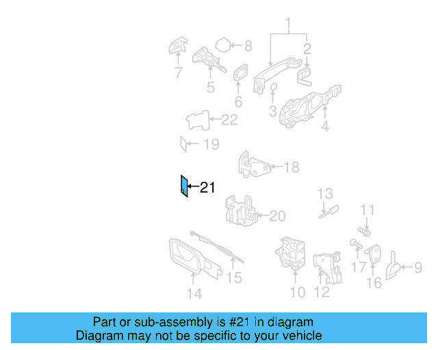 Upper Hinge 1J0-831-402-E - View 18