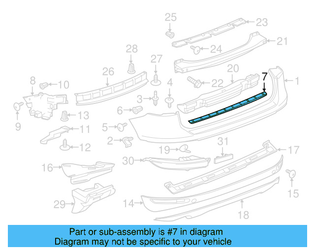 Finish Plate 7P6-807-787-9B9 - View 6