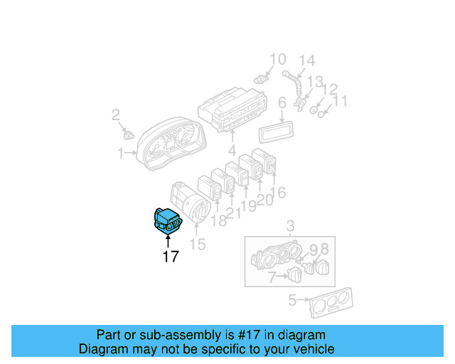 Instrument Light Rheostat 3B0-941-333-D-01C - View 5