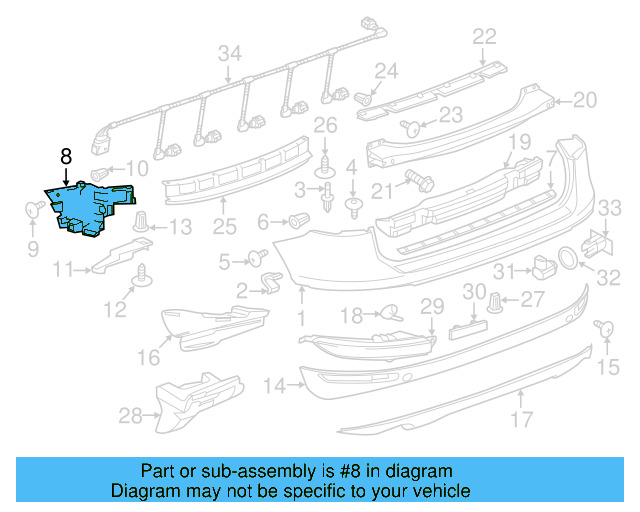 Side Cover Clip 1K0-867-388-A - View 14