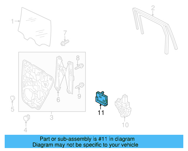 Window Regulator Mount Bolt WHT-005-451 - View 9