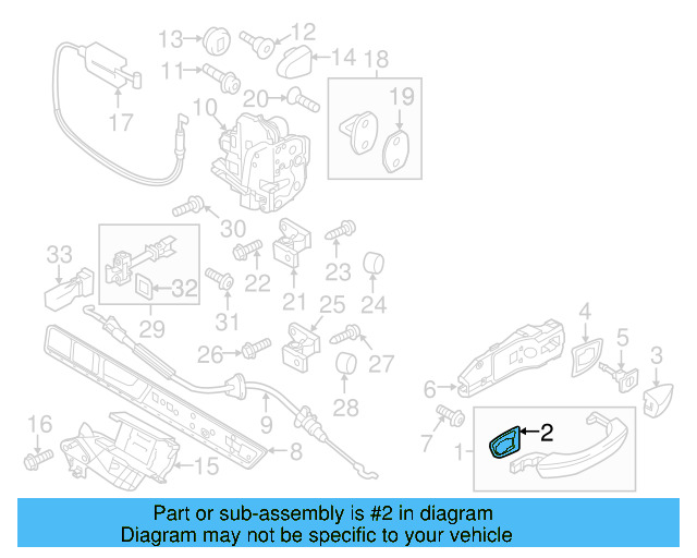 Handle, Outside Pad 7P6-837-209-9B9 - View 13