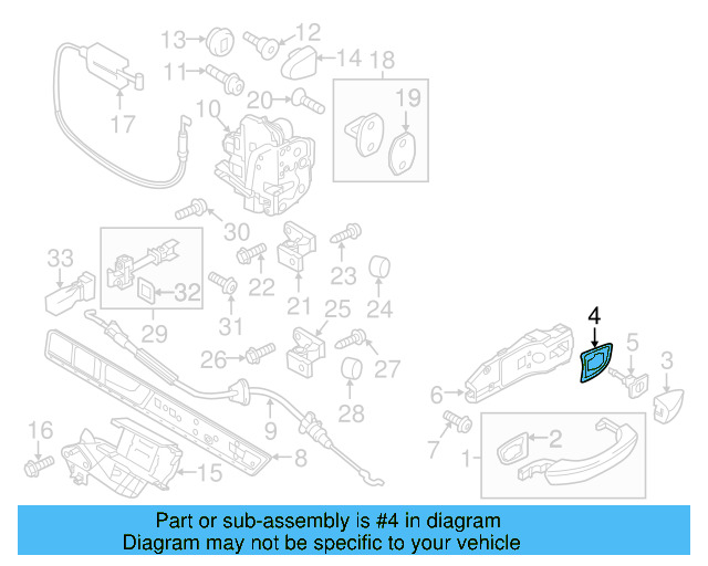 Handle, Outside Pad 7P6-837-209-9B9 - View 12