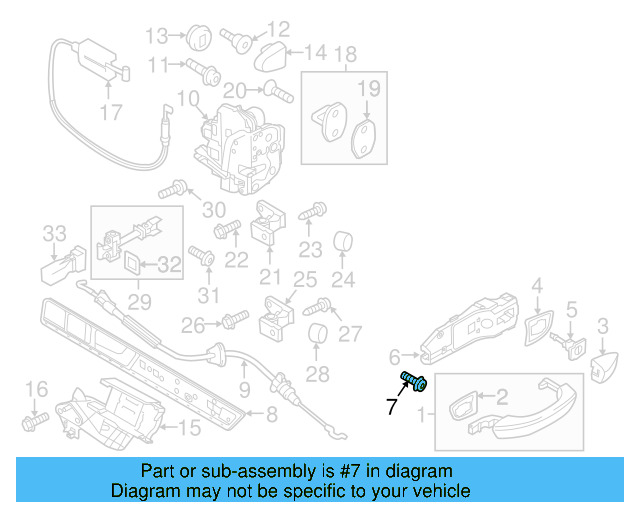 Door Check Bolt WHT-002-109 - View 34