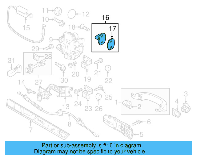 Window Motor Bolt 8Z0-837-691-C - View 43