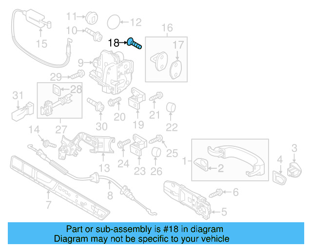 Striker Screw N-910-174-01 - View 18