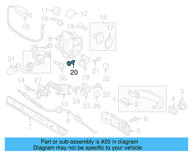 Striker Screw N-910-174-01 - View 20