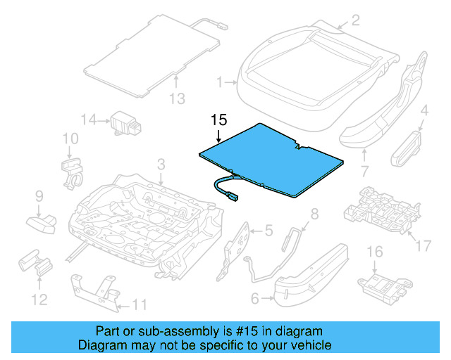 Occupant Sensor 5C5-959-337 - View 4