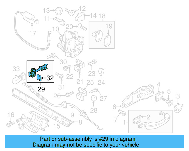 Door Check 7P0-837-249-B - View 4