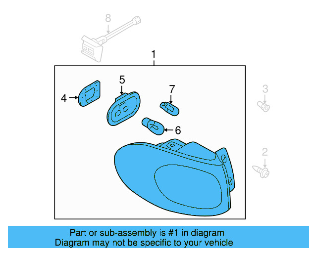Tail Lamp Assembly 5N0-945-112-E - View 3