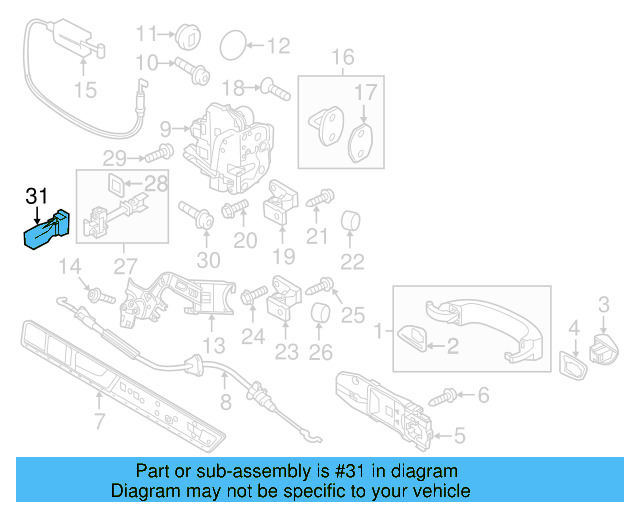 Door Check Bolt WHT-002-109 - View 71