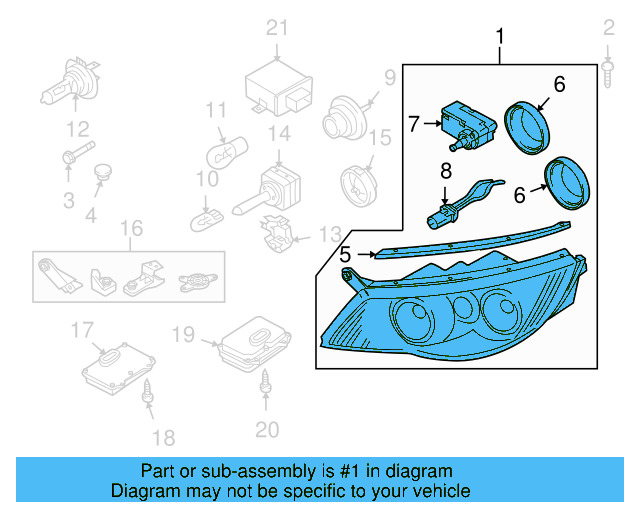 Composite Headlamp 5N1-941-039-S - View 3