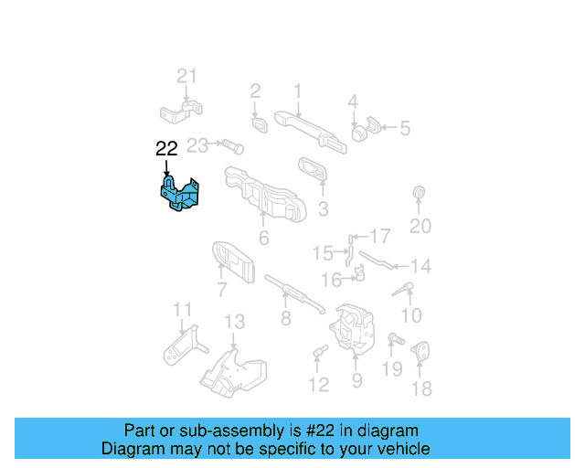 Lower Hinge 1J4-833-412-C - View 11
