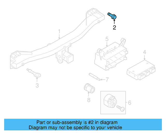Trailer Hitch Receiver Bolt N-910-292-02 - View 15