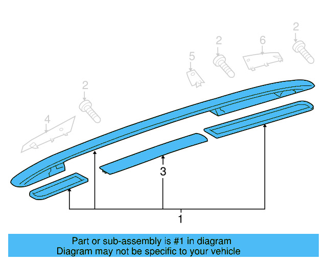 Rail Assembly 7L6-860-025-STY - View 3