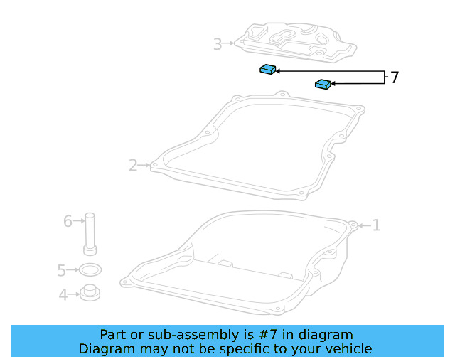 Transmission Oil Pan Magnet 09D-321-368 - View 59