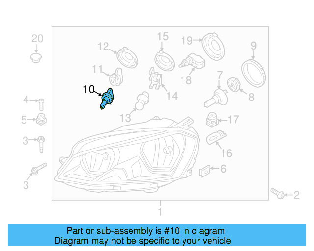 High Beam Bulb N-107-333-01 - View 50