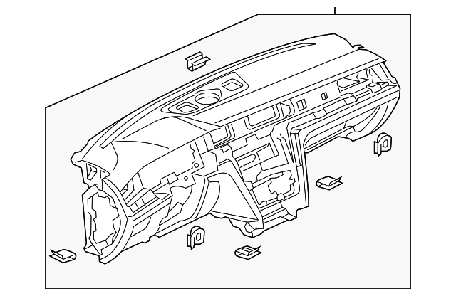Instrument Panel 3G1-857-003-BR-JRE - View 3