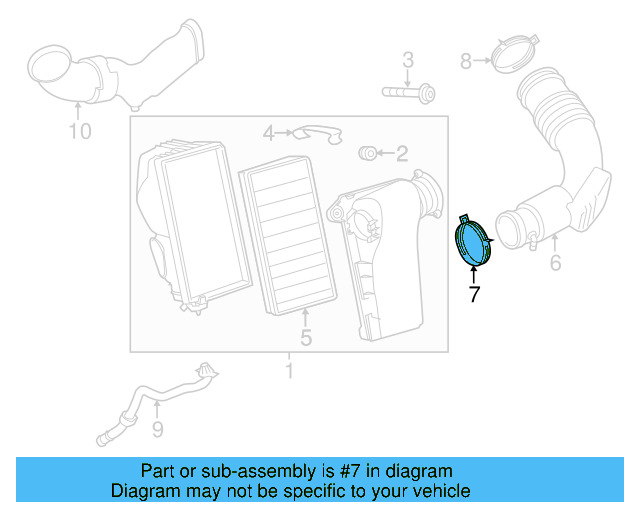 Engine Air Duct Clamp N-024-513-3 - View 5